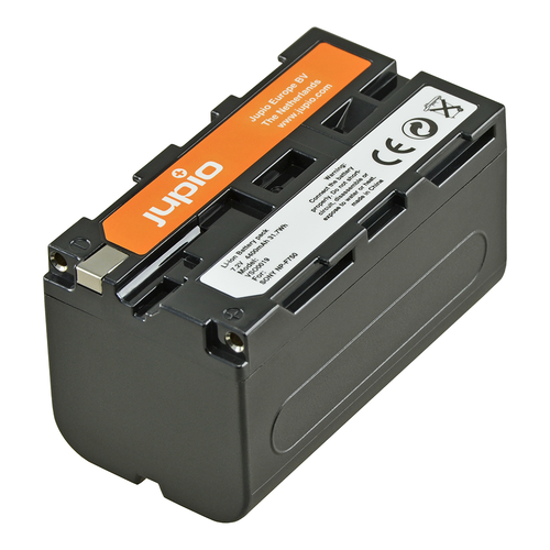 Jupio NP-F750 4400mAh Camcorder Battery - Front View