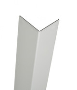 Clear Anodized Aluminum Corner Guard, 24in x 2.5in x 2.5in, 060 ga, 90 Degree, Basic, Type 5052, Satin 4 Brushed Finish