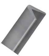 Heavy Duty Rubber Corner Guard - Grey - 24in x 7/8in x 4in x 4in
