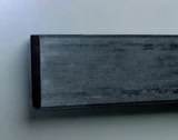 Extruded Rubber Bumper, Undrilled, 5in High x 2in deep 4ft length x 5in height x 2in deep