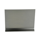 4.75'' x 48'' - 3/8'' Radius, 20ga, Brushed Stainless Steel Base Molding
