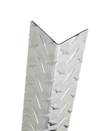 36in x 4in x 4in - 90 Degree, 063, Tread Brite, Mirror Finish, Aluminum Diamond Plate Corner Guard