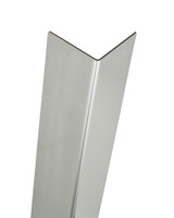 Stainless Steel Corner Guard, 24in x 3.5in x 3.5in, 16 ga, 90 Degree, Basic, Type 304, Mirror 8 Polished Finish