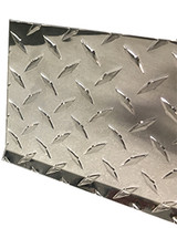 6'' x 120'' - .060 Diamond Plate Aluminum Cove Base Molding