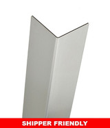 Stainless Steel Corner Guard, 48in x 1in, 16 ga, 90 Degree, Basic, Type 304, Satin 4 Brushed Finish