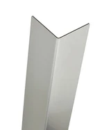 Stainless Steel Corner Guard, 48in x 1in, 16 ga, 90 Degree, Basic, Type 304, Satin 4 Brushed Finish