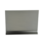 6'' x 94'' - 3/8'' Radius, 20ga, Brushed Stainless Steel Base Molding