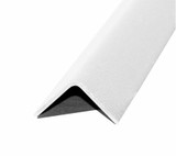 120in x 2in x 2in - 90 Deg, .100in Thick,  Vinyl  Corner Guard - Basic, No Holes, No Tape