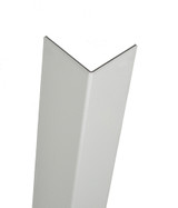 Clear Anodized Aluminum Corner Guard, 96in x 0.75in x 0.75in, 080 ga, 90 Degree, Basic, Type 5052, Satin 4 Brushed Finish