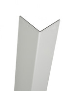 Clear Anodized Aluminum Corner Guard, 84in x 0.75in x 0.75in, 080 ga, 90 Degree, Basic, Type 5052, Satin 4 Brushed Finish
