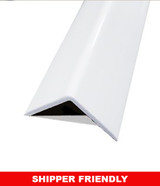 94in x 1.125in x 1.125in - 90 Deg, .070in Thick, Color Lexan (Polycarbonate) Corner Guard, Non-Returnable

