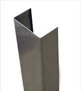 47.5in x 2in x 4in x 2in (Outside Dimensions)- 90 Deg, 20ga, Type 304, Satin #4 Finish, Stainless Steel End Wall Cap