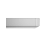 HRB4C, 5.5in x 3in x 3in - PVC-Free® Shadowgrain Handrail with Continuous Aluminum Retainer, Continuous Outside Corners & Optional Vertical Reveal  -Acrovyn