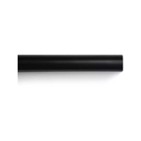 3.94in - Custom Width, Heavy-Duty Black EPDM Rubber Industrial Bumper with Mechanical Fasteners and Aluminum Accent Strip (HB-60B) - CS Group