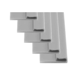 0.040in Thick Acrovyn® Wainscot Trim for Wall Coverings - 5 Pack - CS Group