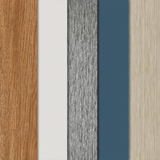 4ft × 8ft /10ft, 0.075in Thick PVC-Free Acrovyn® Suede Texture Wall Covering with Aluminum or Acrovyn Trim