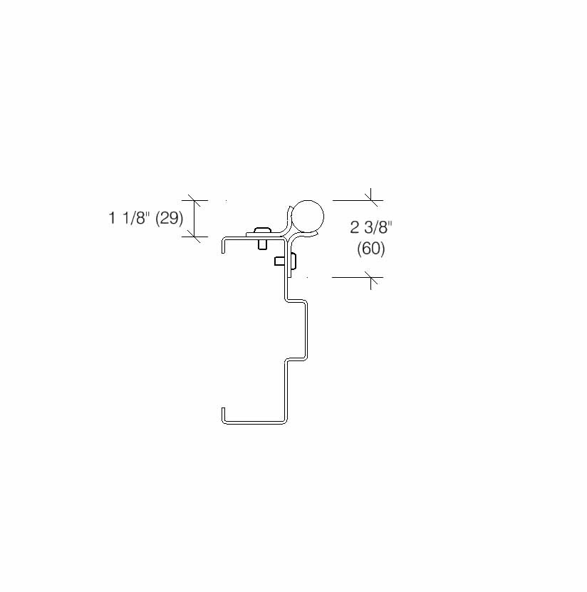 4ft x 1in DFGS100 Stainless Steel Door Frame Guard Pawling