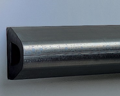 inDin Shape Extruded Rubber Bumper, Undrilled, 10ft length x 2in height x 1-3/4in depth inDin Shape Extruded Rubber Bumper, Undrilled, 10ft length x 2in height x 1-3/4in depth