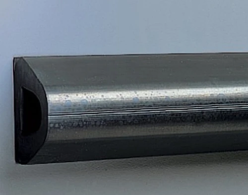 inDin Shape Extruded Rubber Bumper, Undrilled, 10ft length x 6in height x 6in depth