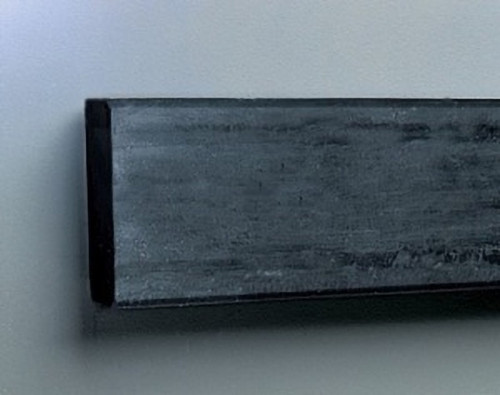 Extruded Rubber Bumper, Undrilled, 5in High x 2in deep 8ft length x 5in height x 2in deep