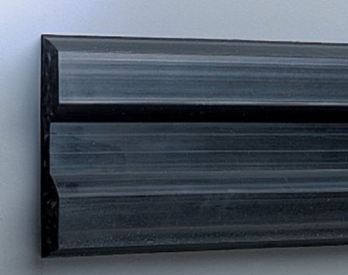 Heavy Duty Extruded Rubber Bumper, Undrilled, 2in deep x 9in High 10ft length x 2in deep x 9in height