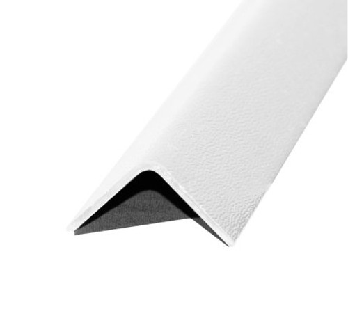 120in x 1.5in x 1.5in - 90 Deg, .100in Thick,  Vinyl  Corner Guard - Basic, No Holes, No Tape