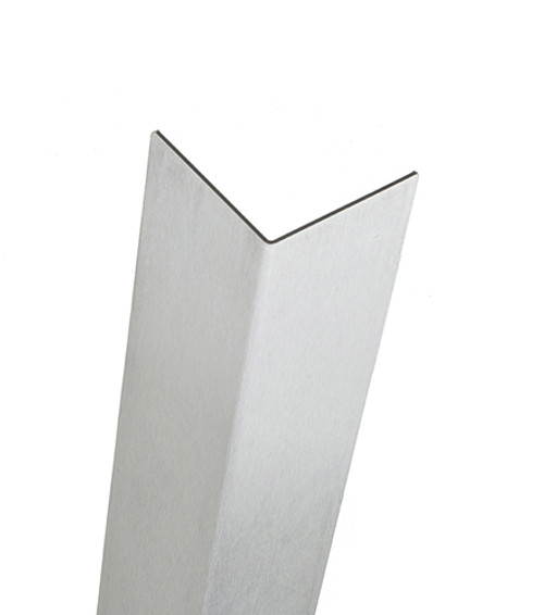 72'' x 3.5'' x 3.5'' - 90 Degree, 060, Type 5052, Satin #4 (Brushed) Finish, Aluminum Corner Guard 72'' x 3.5'' x 3.5'' - 90 Degree, 060, Type 5052, Satin #4 (Brushed) Finish, Aluminum Corner Guard