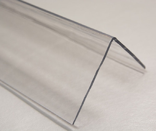 120in x 1.125in x 1.125in - 90 Deg, .075in Thick, Lexan (Polycarbonate) Corner Guard 120in x 1.125in x 1.125in - 90 Deg, .075in Thick, Lexan (Polycarbonate) Corner Guard