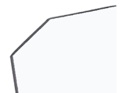 120in x 2.5in x 2.5in - 135 Deg, .100in Thick, Lexan (Polycarbonate) Color Corner Guard, Non-Returnable 120in x 2.5in x 2.5in - 135 Deg, .100in Thick, Lexan (Polycarbonate) Color Corner Guard, Non-Returnable