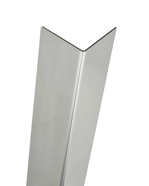 36in x 2.5in x 2.5in - 90 Deg, 16ga, Type 304, Mirror #8 (Polished) Finish, Stainless Steel Corner Guard