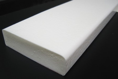 Thickest Flat Surface Protector, 39.38in x 2.88in with Self-Stick Adhesive, White