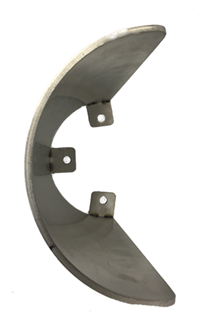Floor Mounted - Chrome Plated Steel Corner Guard, 12in x 7.75in Diameter, 7ga, Chrome Plated Finish, With Anchors, ( Box of 2) Picture 1 Floor Mounted - Chrome Plated Steel Corner Guard, 12in x 7.75in Diameter, 7ga, Chrome Plated Finish, With Anchors, ( Box of 2) Picture 1