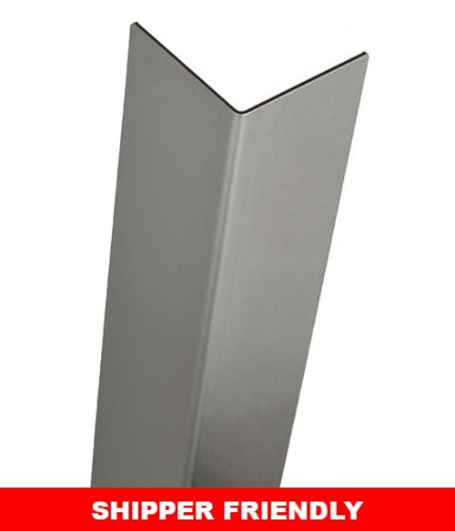 94in x 3.5in x 3.5in - 90 Deg, 16ga, Type 304, Mirror #8 (Polished) Finish, Stainless Steel Corner Guard
