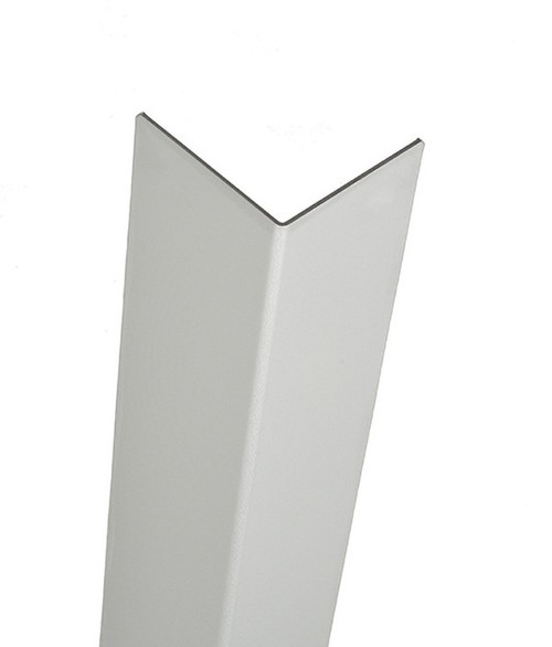 72in x 2.5in x 2.5in - 90 Degree, .080, Type 5005, Satin, Clear Anodized Aluminum Corner Guard