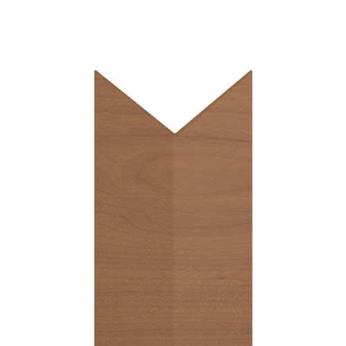 9ft x 3in, 90 Deg - Rigid Vinyl Faux Wood Corner Guards - InPro