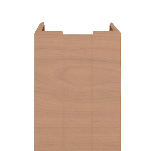 160D Surface Mount Faux Wood End Wall Protector 160D Surface Mount Faux Wood End Wall Protector