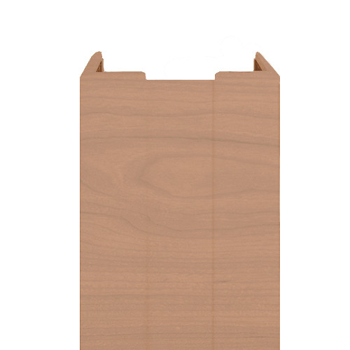 160D Surface Mount Faux Wood End Wall Protector