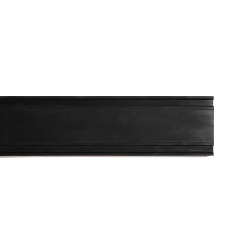 7.59in × Custom Width, Heavy-Duty Black EPDM Rubber Industrial Bumper with Mechanical Fasteners, Aluminum Accent Strip, and Optional Reflective Insert (HB-60B) – CS Group