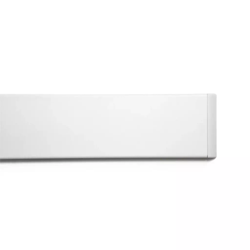 8in × Custom Width, 0.078in Thick PVC-Free Acrovyn® Shadowgrain Crash Rail with Continuous Aluminum Retainer and Regrind PETG Mounting Cushion – CS Group