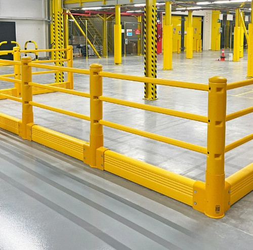 McCue SafeStop Pedestrian with GroundBarrier