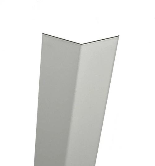 108in x 0.75in x 0.75in - 135 Degree, .080, Type 5005, Satin, Clear Anodized Aluminum Corner Guard - 135 Degree