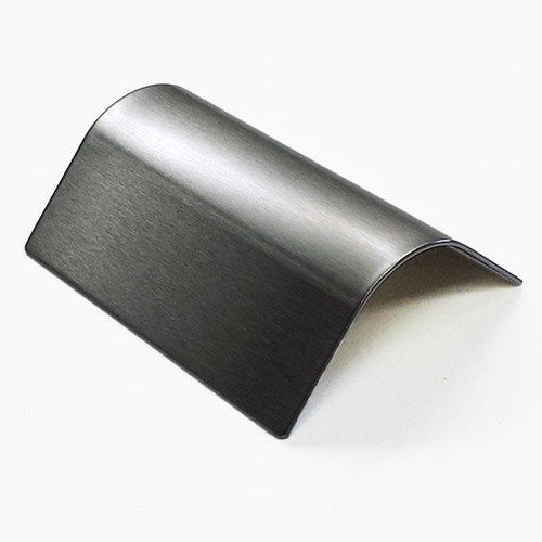 84in x 3in x 3in - 90 Degree Bullnose, 14ga, Type 304, Satin #4 (Brushed) Finish, Stainless Steel Corner Guard