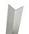 Stainless Steel Corner Guard, 96in x 1in, 16 ga, 90 Degree, Basic, Type 304, Satin 4 Brushed Finish