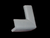 Deluxe Corner Cushions - 4 Corners in Poly Bag, 3in x 3in x 1.25in x 1.25in (Outside Dimensions), 0.25in Thick, Gray