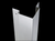 48in x 3in x 3in x 625 (5/8in) - 90 Deg, 18ga, Type 304, Satin #4 (Brushed) Finish, w/Countersunk Mounting Holes Stainless Steel Flush Mount Corner Guard for 1/2in Drywall