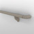 InPro 900-Series 910 Round Vinyl Handrail in Shiprock Gray, wall mounted with return end