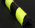 Round Corner Guard Protector, 39.38in x 1.56in with Self-Stick Adhesive, Black-Fluorescent/Photoluminescent