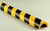 Pipe Protector, 39.38in x 2in x 1in , Black-Yellow