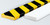 Thickest Flat Surface Protector, 39.38in x 2.88in with Self-Stick Adhesive, Black-Yellow