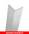 94in x 1in x 1in - 90 Degree, .080, Type 5052, Brushed Aluminum Corner Guard
